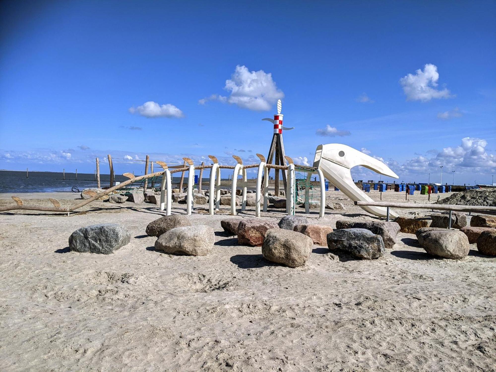 Drei-Insel-Blick Neßmersiel エクステリア 写真
